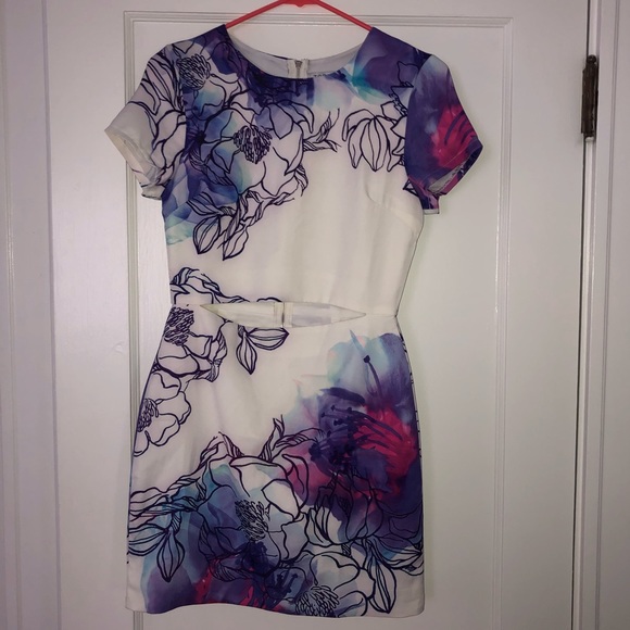 Tobi Dresses & Skirts - Purple Pink White & Blue Tobi Dress